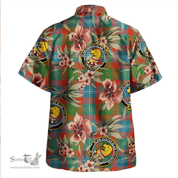 Scottish Forrester Ancient Clan Tartan Hawaiian Shirt - Tropical Old Style Scottish Plaid Tartan Plaid