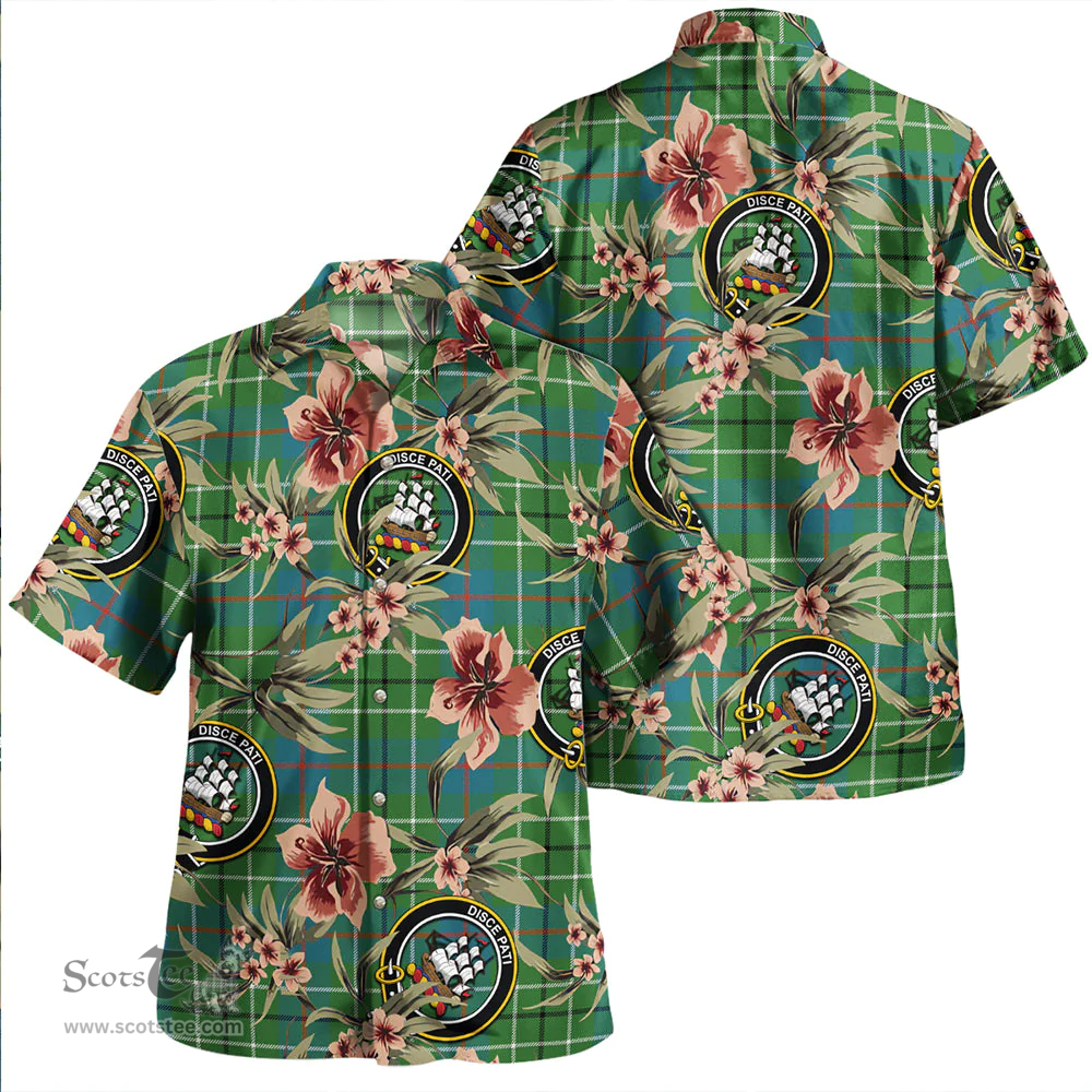 Scottish Duncan Ancient Clan Tartan Hawaiian Shirt - Tropical Old Style Scottish Plaid Tartan Plaid
