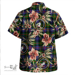 Scottish Fleming Clan Tartan Hawaiian Shirt - Tropical Old Style Scottish Plaid Tartan Plaid