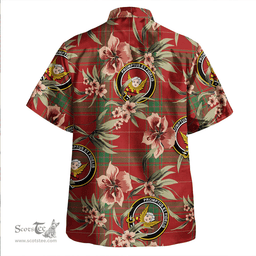 Scottish Carruthers Modern Clan Tartan Hawaiian Shirt - Tropical Old Style Scottish Plaid Tartan Plaid