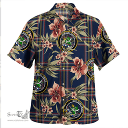 Scottish Crichton (Creighton) Modern Clan Tartan Hawaiian Shirt - Tropical Old Style Scottish Plaid Tartan Plaid
