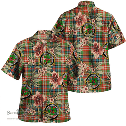 Scottish Christie Ancient Clan Tartan Hawaiian Shirt - Tropical Old Style Scottish Plaid Tartan Plaid