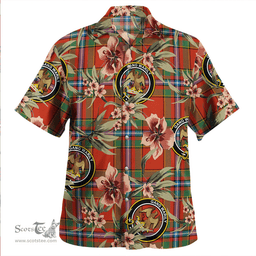 Scottish Drummond of Fingask Ancient Clan Tartan Hawaiian Shirt - Tropical Old Style Scottish Plaid Tartan Plaid