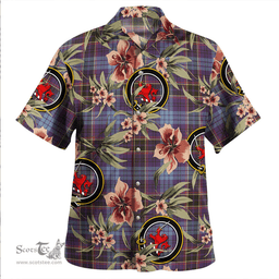 Scottish Dempster Weathered Clan Tartan Hawaiian Shirt - Tropical Old Style Scottish Plaid Tartan Plaid