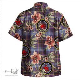 Scottish Dempster Weathered Clan Tartan Hawaiian Shirt - Tropical Old Style Scottish Plaid Tartan Plaid