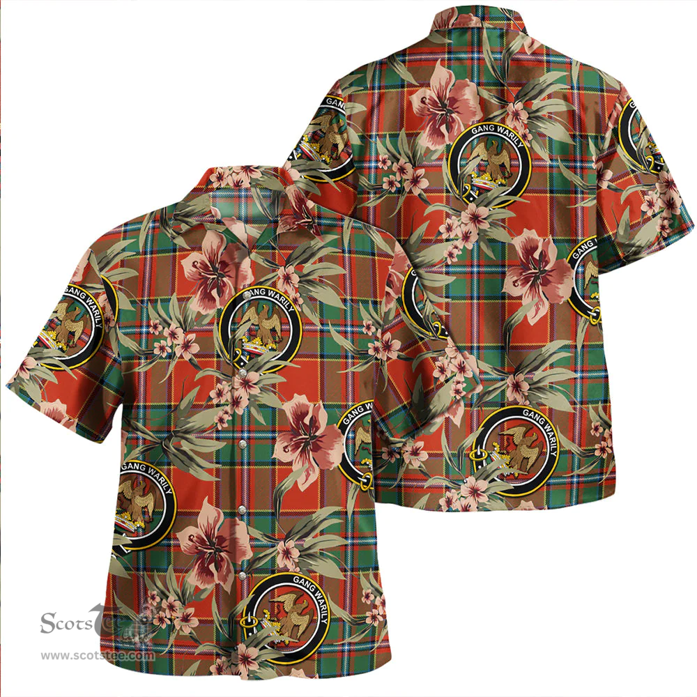 Scottish Drummond Ancient Clan Tartan Hawaiian Shirt - Tropical Old Style Scottish Plaid Tartan Plaid