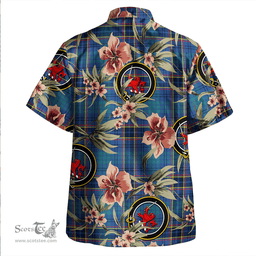 Scottish Dempster Modern Clan Tartan Hawaiian Shirt - Tropical Old Style Scottish Plaid Tartan Plaid