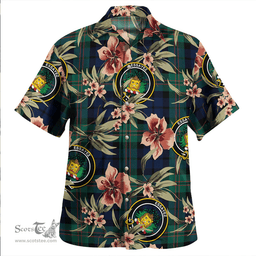 Scottish Dundas Modern Clan Tartan Hawaiian Shirt - Tropical Old Style Scottish Plaid Tartan Plaid