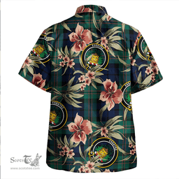 Scottish Dundas Modern Clan Tartan Hawaiian Shirt - Tropical Old Style Scottish Plaid Tartan Plaid