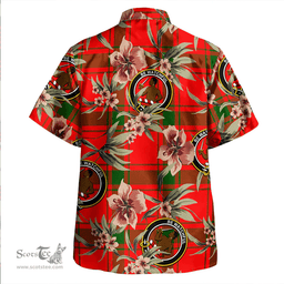 Scottish Darroch Clan Tartan Hawaiian Shirt - Tropical Old Style Scottish Plaid Tartan Plaid