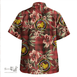 Scottish Campbell of Lochlane Weathered 2 Clan Tartan Hawaiian Shirt - Tropical Old Style Scottish Plaid Tartan Plaid