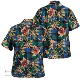 Scottish Ferguson of Balquhidder Modern Clan Tartan Hawaiian Shirt - Tropical Old Style Scottish Plaid Tartan Plaid