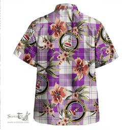 Scottish Erskine Red Clan Tartan Hawaiian Shirt - Tropical Old Style Scottish Plaid Tartan Plaid