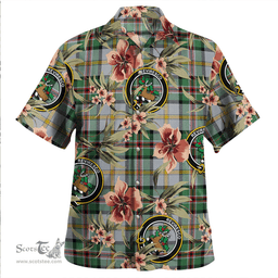 Scottish Dinwoodie Modern Clan Tartan Hawaiian Shirt - Tropical Old Style Scottish Plaid Tartan Plaid