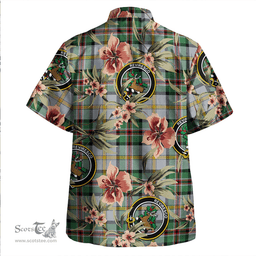 Scottish Dinwoodie Modern Clan Tartan Hawaiian Shirt - Tropical Old Style Scottish Plaid Tartan Plaid