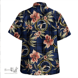 Scottish Clark (Clergy) Modern Clan Tartan Hawaiian Shirt - Tropical Old Style Scottish Plaid Tartan Plaid