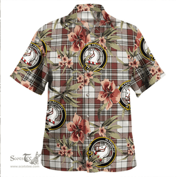Scottish Dunbar Plaid Clan Tartan Hawaiian Shirt - Tropical Old Style Scottish Plaid Tartan Plaid