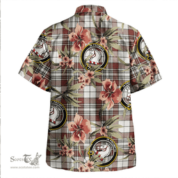 Scottish Dunbar Plaid Clan Tartan Hawaiian Shirt - Tropical Old Style Scottish Plaid Tartan Plaid