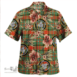 Scottish Dalrymple of Castleton #2 Modern Clan Tartan Hawaiian Shirt - Tropical Old Style Scottish Plaid Tartan Plaid