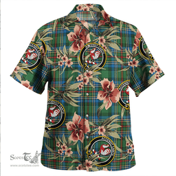 Scottish Cockburn (Coburn) Ancient Clan Tartan Hawaiian Shirt - Tropical Old Style Scottish Plaid Tartan Plaid
