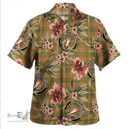 Scottish Donachie of Brockloch Hunting Modern Clan Tartan Hawaiian Shirt - Tropical Old Style Scottish Plaid Tartan Plaid