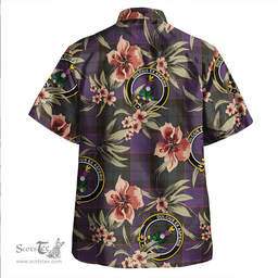 Scottish Ferguson of Balquhidder Weathered Clan Tartan Hawaiian Shirt - Tropical Old Style Scottish Plaid Tartan Plaid