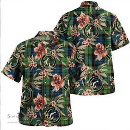 Scottish Fletcher Family Modern Clan Tartan Hawaiian Shirt - Tropical Old Style Scottish Plaid Tartan Plaid
