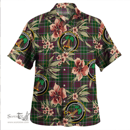Scottish Crosbie Clan Tartan Hawaiian Shirt - Tropical Old Style Scottish Plaid Tartan Plaid