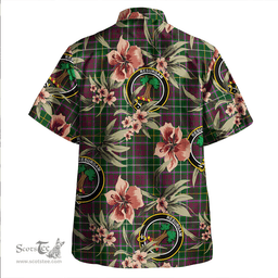 Scottish Crosbie Clan Tartan Hawaiian Shirt - Tropical Old Style Scottish Plaid Tartan Plaid