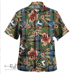 Scottish Cochrane (Cochran) Ancient Clan Tartan Hawaiian Shirt - Tropical Old Style Scottish Plaid Tartan Plaid