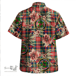 Scottish Christie Modern Clan Tartan Hawaiian Shirt - Tropical Old Style Scottish Plaid Tartan Plaid