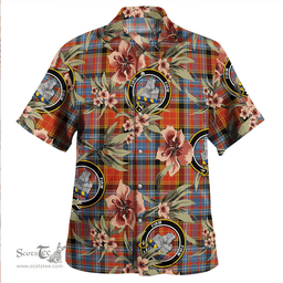 Scottish Dalrymple of Castleton Ancient Clan Tartan Hawaiian Shirt - Tropical Old Style Scottish Plaid Tartan Plaid