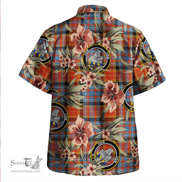Scottish Dalrymple of Castleton Ancient Clan Tartan Hawaiian Shirt - Tropical Old Style Scottish Plaid Tartan Plaid