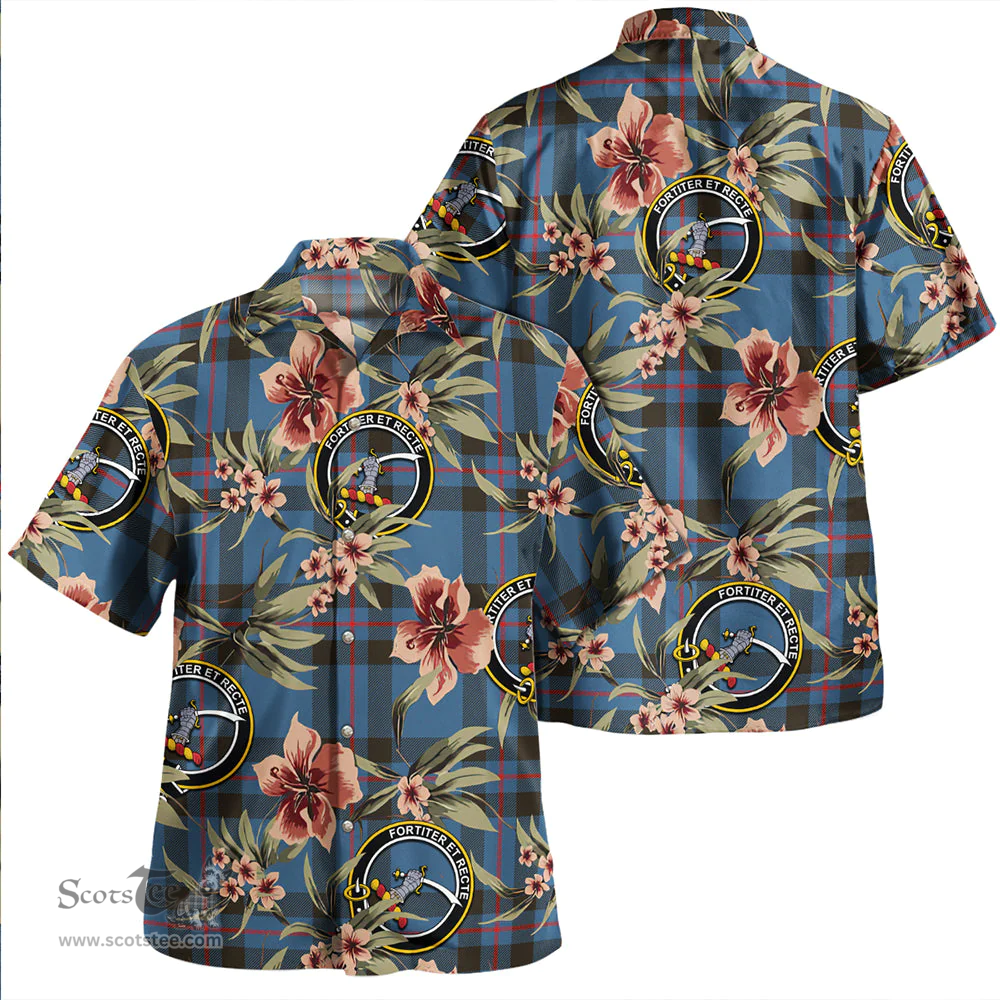 Scottish Elliot (Ellot) Modern Clan Tartan Hawaiian Shirt - Tropical Old Style Scottish Plaid Tartan Plaid