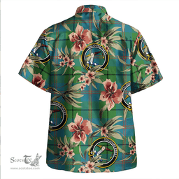 Scottish Carmichael Ancient Clan Tartan Hawaiian Shirt - Tropical Old Style Scottish Plaid Tartan Plaid