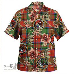 Scottish Dickie Modern Clan Tartan Hawaiian Shirt - Tropical Old Style Scottish Plaid Tartan Plaid