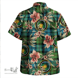 Scottish Dundas Ancient Clan Tartan Hawaiian Shirt - Tropical Old Style Scottish Plaid Tartan Plaid