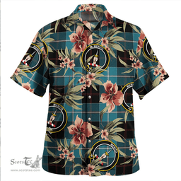 Scottish Dunlop Ancient Clan Tartan Hawaiian Shirt - Tropical Old Style Scottish Plaid Tartan Plaid