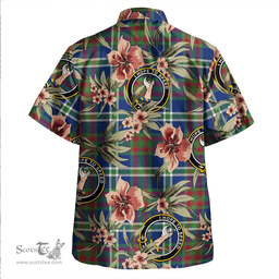 Scottish Cathcart Modern Clan Tartan Hawaiian Shirt - Tropical Old Style Scottish Plaid Tartan Plaid