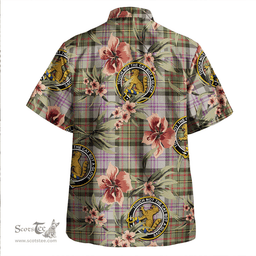 Scottish Firth of Tay (Gillies Dress) Weathered Clan Tartan Hawaiian Shirt - Tropical Old Style Scottish Plaid Tartan Plaid