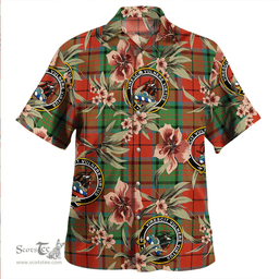 Scottish Dickie Ancient Clan Tartan Hawaiian Shirt - Tropical Old Style Scottish Plaid Tartan Plaid