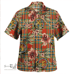 Scottish Chattan Ancient Clan Tartan Hawaiian Shirt - Tropical Old Style Scottish Plaid Tartan Plaid