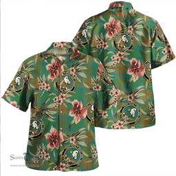 Scottish Cranston Ancient Clan Tartan Hawaiian Shirt - Tropical Old Style Scottish Plaid Tartan Plaid