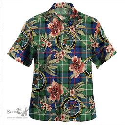 Scottish Davidson of Tulloch Modern Clan Tartan Hawaiian Shirt - Tropical Old Style Scottish Plaid Tartan Plaid