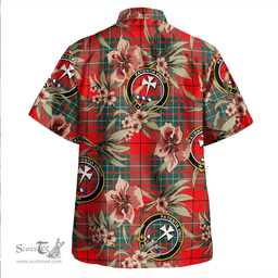 Scottish Cheyne Clan Tartan Hawaiian Shirt - Tropical Old Style Scottish Plaid Tartan Plaid