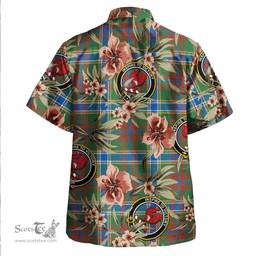 Scottish Currie of Arran Modern Clan Tartan Hawaiian Shirt - Tropical Old Style Scottish Plaid Tartan Plaid