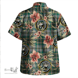 Scottish Craig (Craigie) Modern Clan Tartan Hawaiian Shirt - Tropical Old Style Scottish Plaid Tartan Plaid