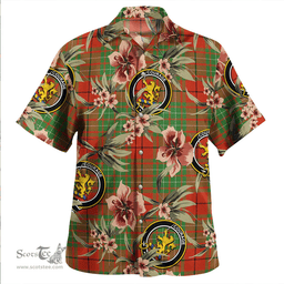 Scottish Cumming (MacAulay #2) Ancient Clan Tartan Hawaiian Shirt - Tropical Old Style Scottish Plaid Tartan Plaid