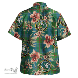 Scottish Cranston Modern Clan Tartan Hawaiian Shirt - Tropical Old Style Scottish Plaid Tartan Plaid