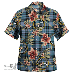 Scottish Clark (Clergy) Ancient Clan Tartan Hawaiian Shirt - Tropical Old Style Scottish Plaid Tartan Plaid
